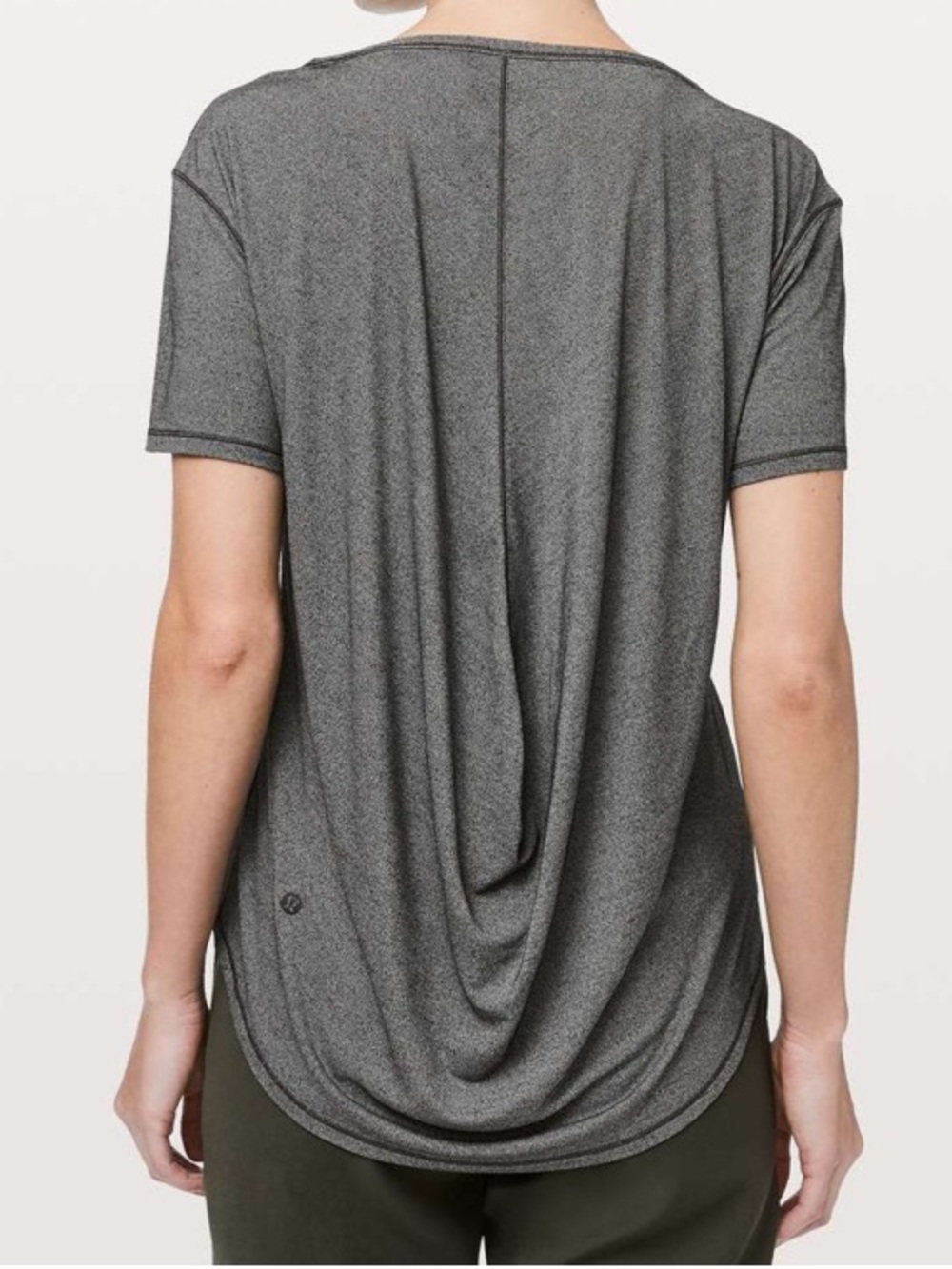 lululemon athletica Fall in Place Short Sleeve Scoop Neck Hi-Low Top